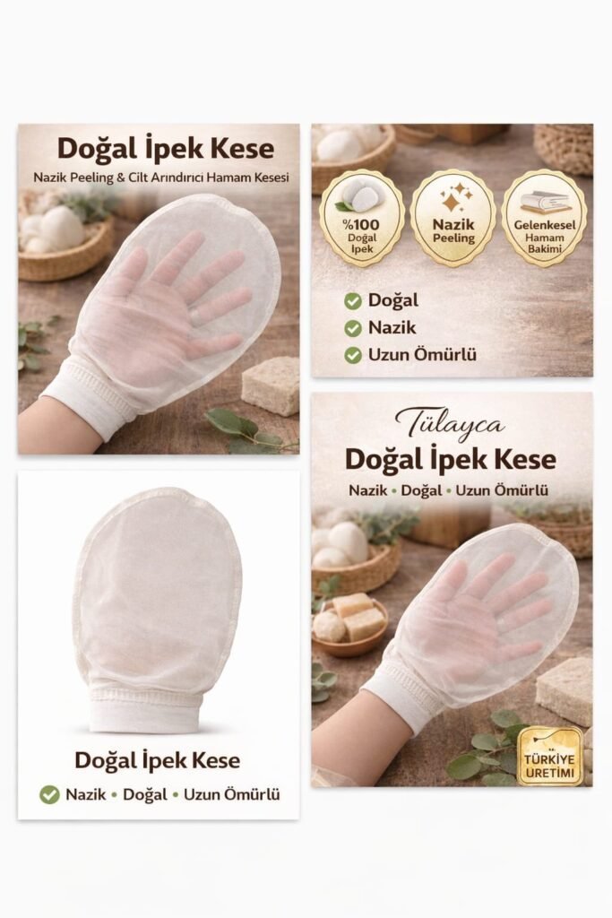Doğal İpek Kese