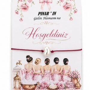 KINA,NİKAH, NİŞAN, DÜĞÜN DOĞUMGÜNÜ,BEKARLIĞA VEDA, GELİN HAMAMI HEDİYE KARTLI BİLEKLİKLER 20 ADET