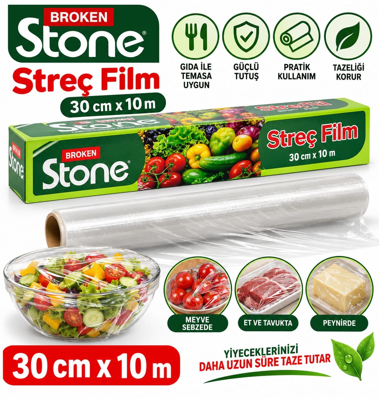 STREÇ FİM 30 cm * 10 m